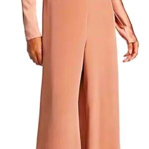 Cushnie silk high waist dress pant